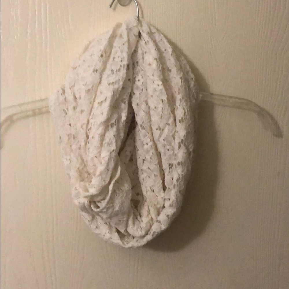Lace infinity scarf
